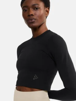 ADV Tone Seamless Cropped Ls Top W