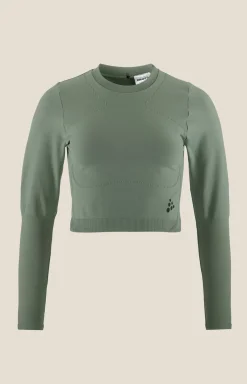 ADV Tone Seamless Cropped Ls Top W
