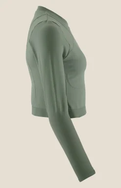 ADV Tone Seamless Cropped Ls Top W