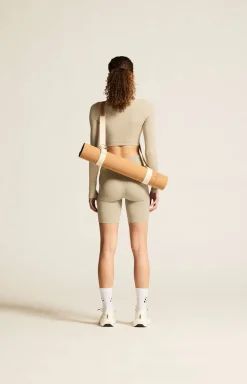 Collective Rib Cropped Ls Top W