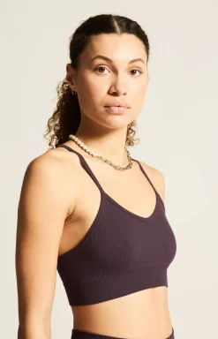 Collective Rib Strap Sports Bra W