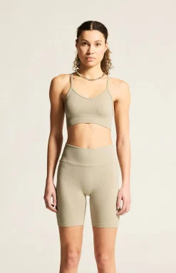 Collective Rib Strap Sports Bra W