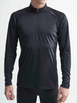 Eaze LS Half Zip Tee M