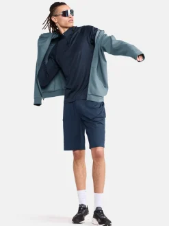 Eaze LS Half Zip Tee M