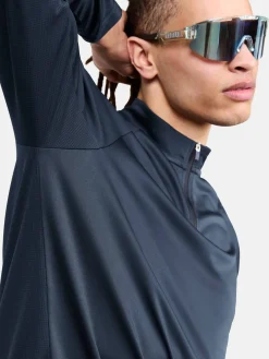 Eaze LS Half Zip Tee M