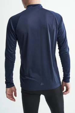 Eaze LS Half Zip Tee M