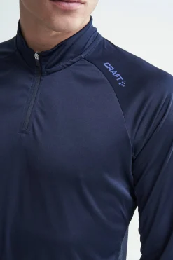Eaze LS Half Zip Tee M