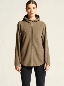 Join Pile Fleece FZ Hood W