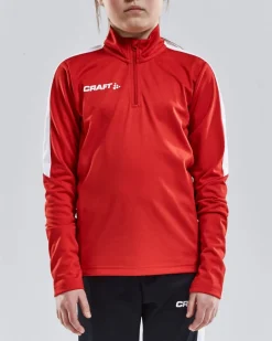 Progress Halfzip Ls Tee Jr