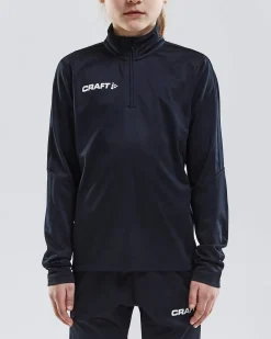 Progress Halfzip Ls Tee Jr