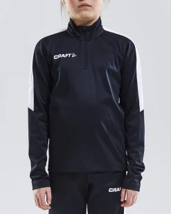 Progress Halfzip Ls Tee Jr