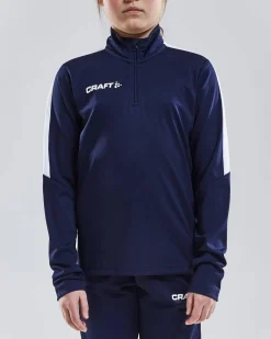 Progress Halfzip Ls Tee Jr