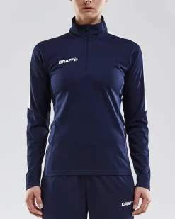 Progress Halfzip Ls Tee W